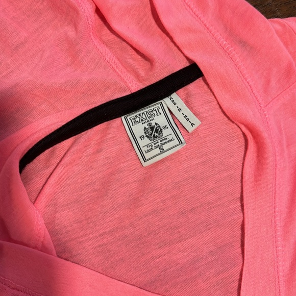 Hot pink soft hooded shirt MIAMI NWOT - Picture 5 of 5